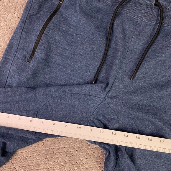 Nike Advance 15 Knit Tech Shorts Men's Large Blue Heather Gym Sweat Active Wear - Picture 13 of 13